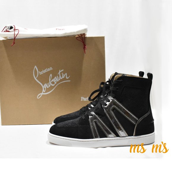 NIB NIB CHRISTIAN LOUBOUTIN BLACK Men's Sneakers
